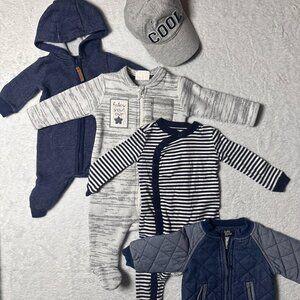 Baby Boy Outfit Bundle | 3 Months | 6 Pieces + Hat | Carter’s / OshKosh